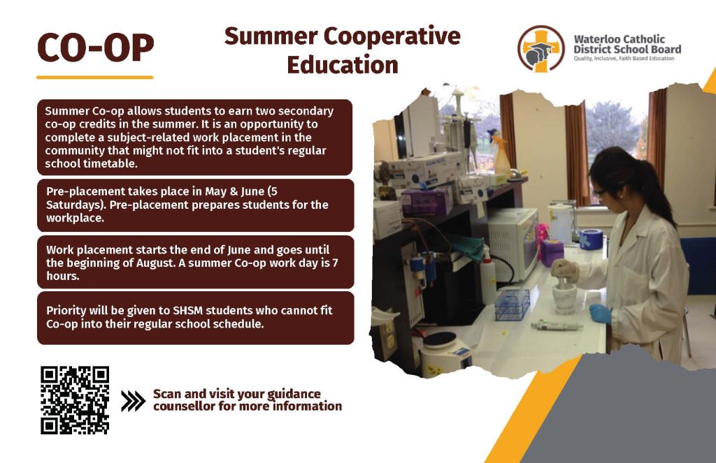 Summer Co-op Fact Card PDF